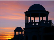 Colonnade at Sunset